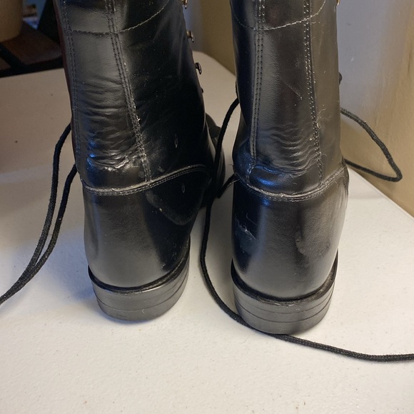 Justin Diamond J 506 L Black Keltie Lace Up Boots - Picture 4 of 14